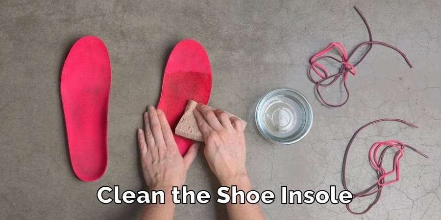 Clean the Shoe Insole