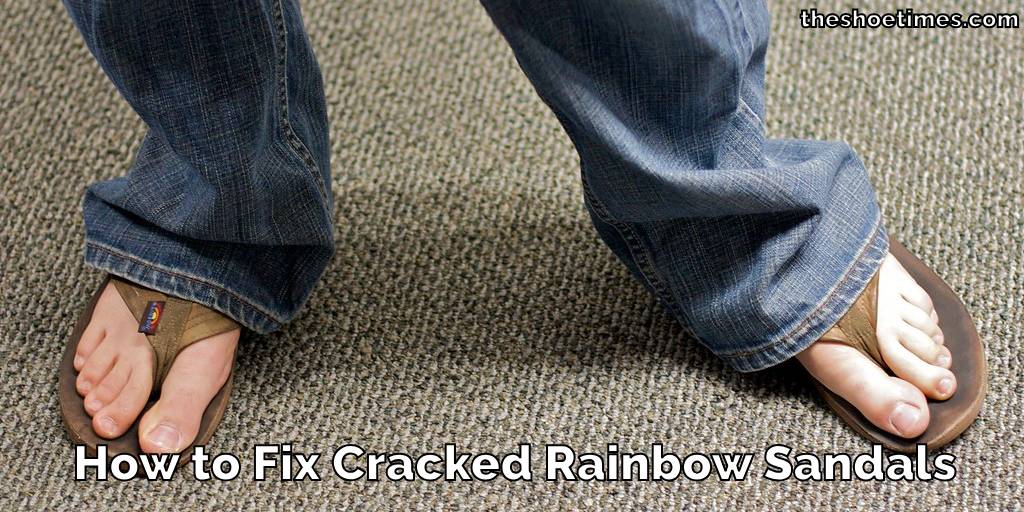 How to Fix Cracked Rainbow Sandals