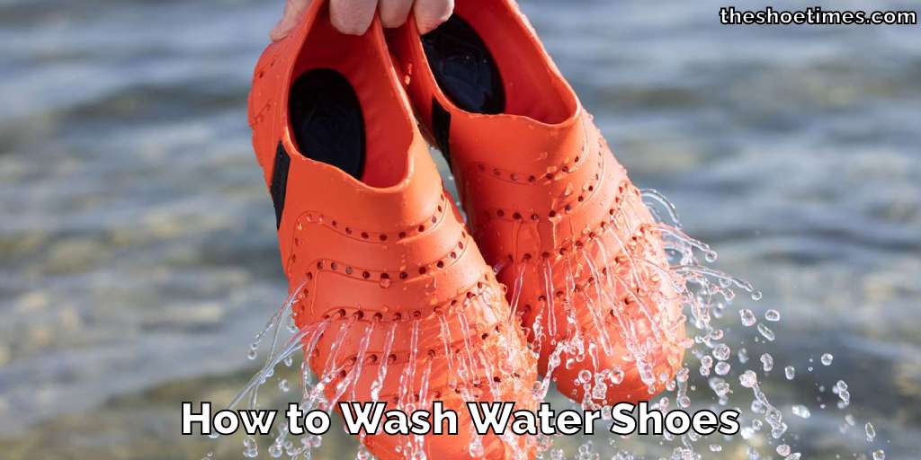 How to Wash Water Shoes