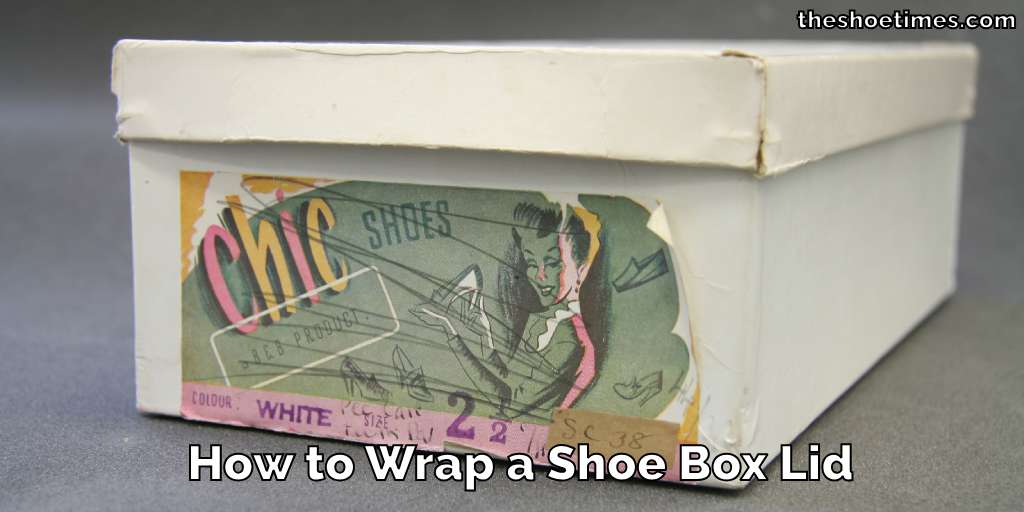 How to Wrap a Shoe Box Lid