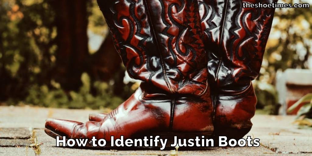 How to Identify Justin Boots