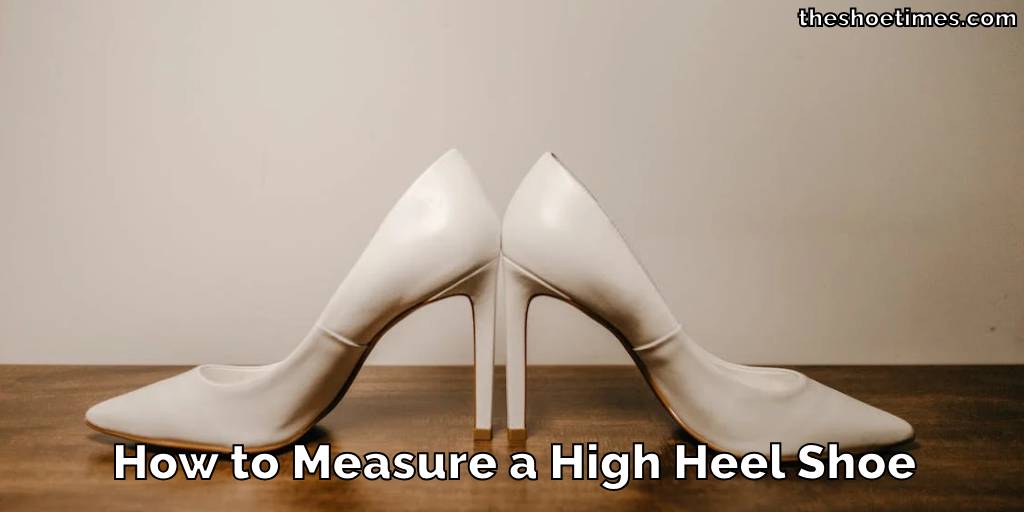 How to Measure a High Heel Shoe